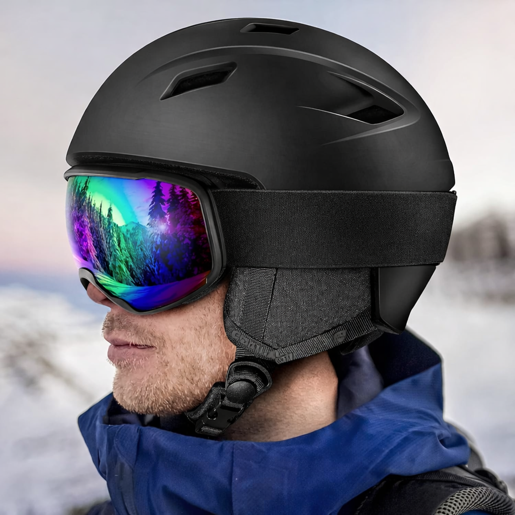 Unisex Skihelm mit Belüftung & Schutz